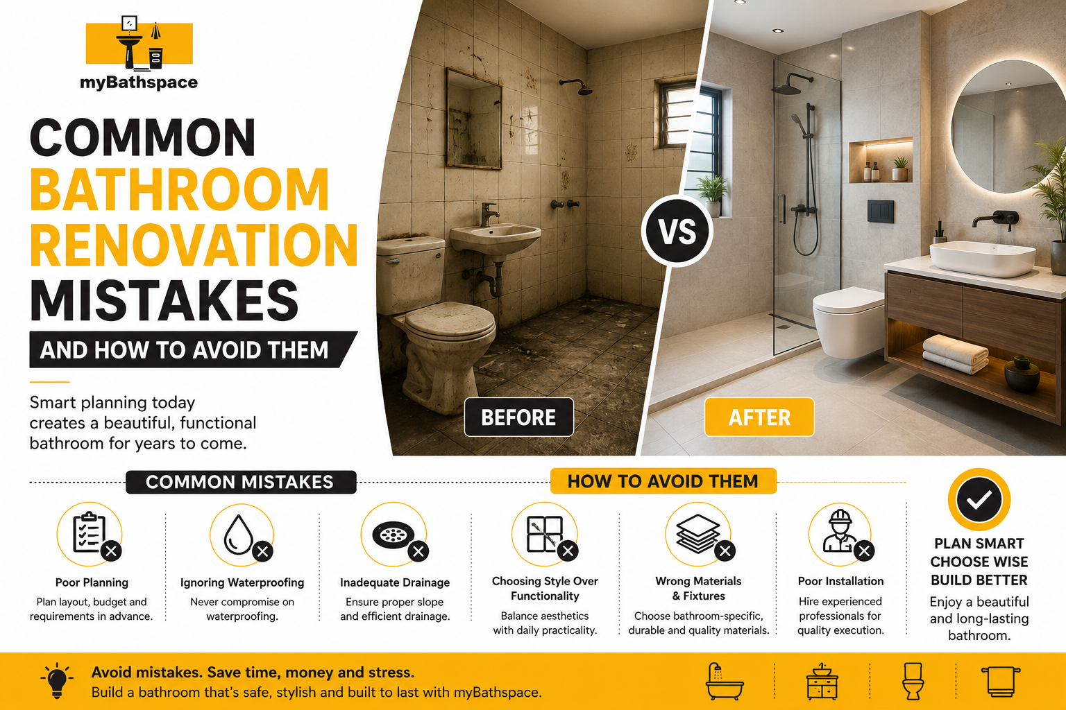 Common Bathroom Renovation Mistakes and How to Avoid Them